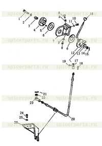 Рычаг управления топливом Рычаг управления топливом